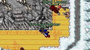 Frozen Fighter on screen
