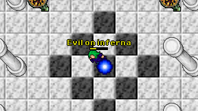 Evil on inferna on screen