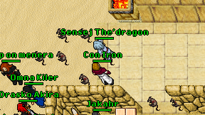 Sensej The'dragon on screen