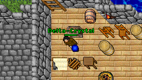 Delta-Crystal on screen