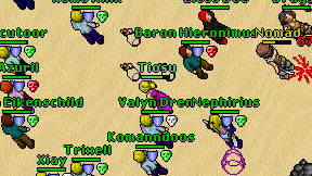Tiosu on screen