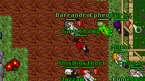 Gara Champ on screen
