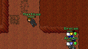 Mysticue on screen
