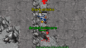 Dark el loko on screen