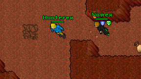 Hunterex on screen