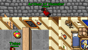 Arthur of thunder on screen