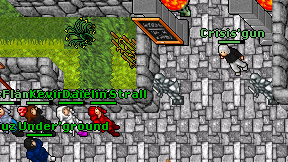 Crisis'gun on screen