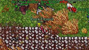 Rock Fenrir on screen