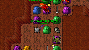 Icemann Doom on screen