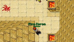 Fire Zoren on screen