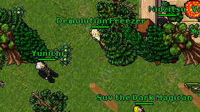 Demolution Freezer on screen