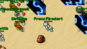 Fress Firedart on screen