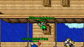 Pharaoh here on screen