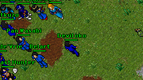 Devil oko on screen