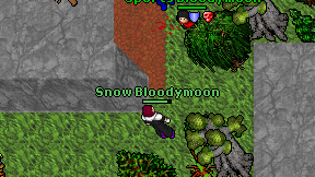Snow Bloodymoon on screen