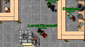 Larah Firespell on screen