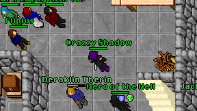 Crazzy Shadow on screen