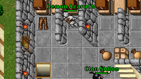 Demon Azarath on screen