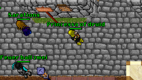 Princessa of druid on screen