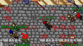 Bloedlink on screen