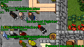 Infernal fighter on screen
