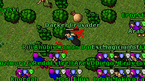 Darker Crusader on screen