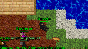 Duzzle on screen