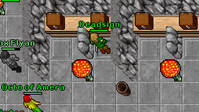 Deadsign on screen