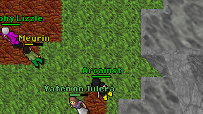 Arcainst on screen