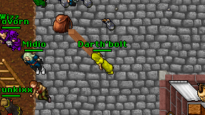 Darth'bolt on screen