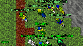 Skyder on screen