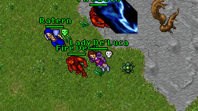 Lady De'Luca on screen