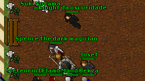Knight da oscuridade on screen
