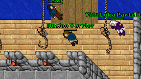 Ilusion Warrior on screen