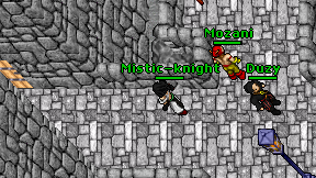 Mistic-knight on screen