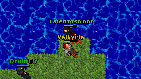 Talentoso bot on screen