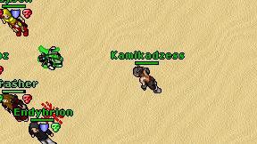 Kamikadzess on screen