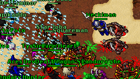 Squareman on screen