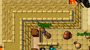 Klossu on screen
