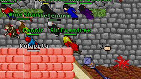 Sir Evandrex on screen