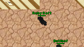 Ruby Raft on screen