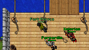 Fark Persca on screen