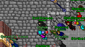 Evil Deman on screen