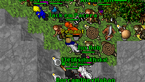 Penant on screen