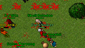Fofo Sniper on screen
