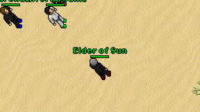 Elder of Sun on screen