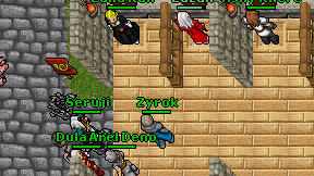 Zyrok on screen