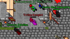 Tribe Knight on screen