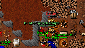 Drake Demonslayer on screen