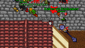 Gorilla on screen